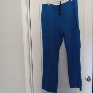 Figs Men's Blue Technical Collection Scrub Pants Cairo XXL Excellent Used Cond